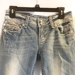 Miss Me Light Wash Skinny Jeans